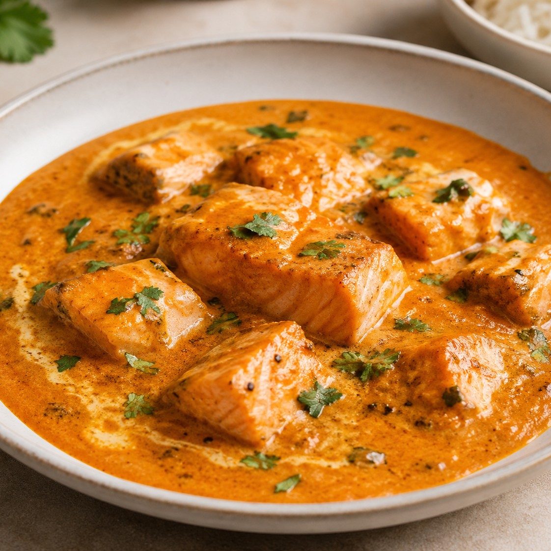 Butter salmon.