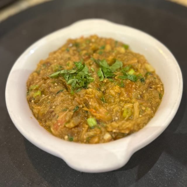 Baingan Bharta (Vegan).