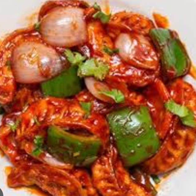 Chili Veg Momo.