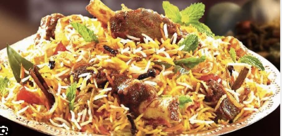 Goat Biryani.